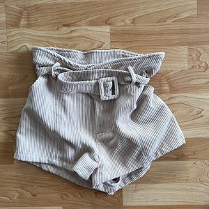 Altard State Ribbed Shorts With Belt